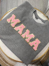 PREORDER: Mama Chenille Patch Sweatshirt in Two Colors