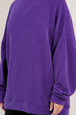 PREORDER: Ribbed Pullover in Four Colors