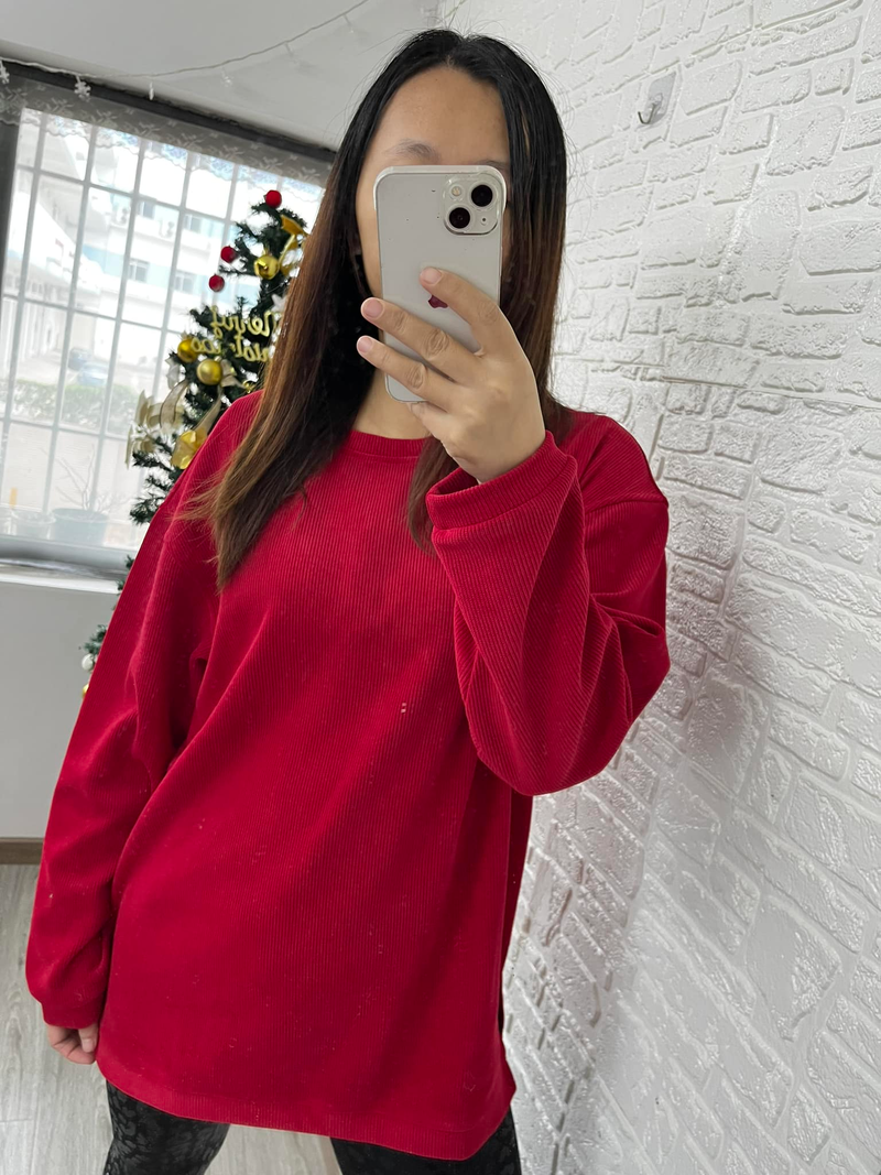 PREORDER: Sarah Corded Crew In Five Colors