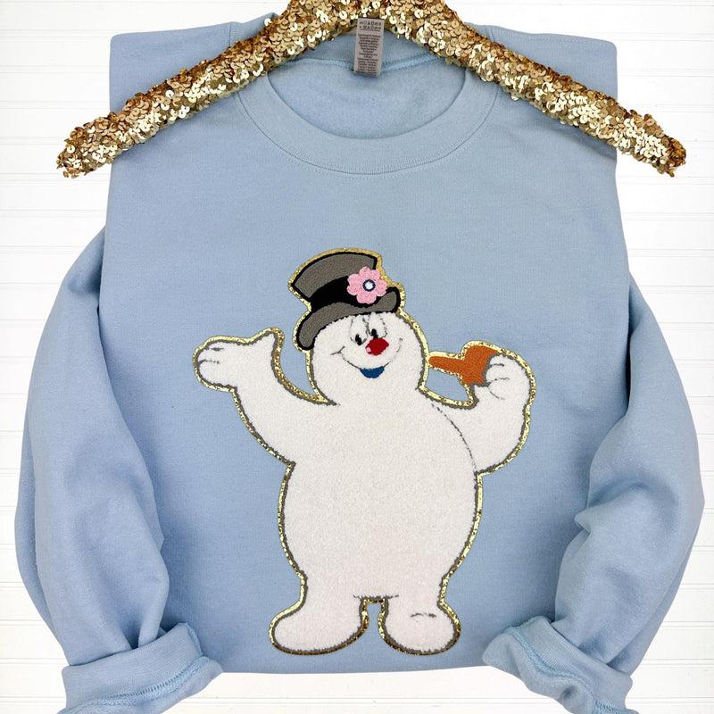 PREORDER: Frosty Chenille Patch Sweatshirt