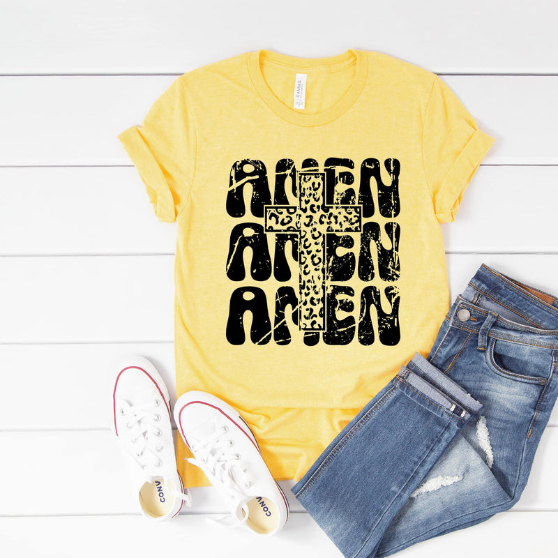 Amen Stacked Graphic Tee