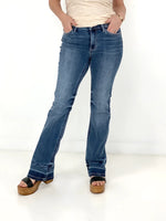 Judy Blue Mid-Rise Western Bootcut Jeans