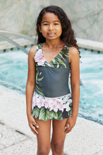 Marina West Swim Clear Waters Swim Dress in Aloha Forest