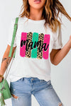 MAMA Graphic Round Neck T-Shirt