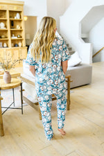 PREORDER: Button Front Pajama Pants Set In Four Prints