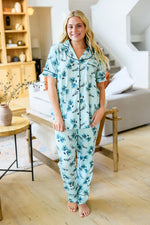 PREORDER: Button Front Pajama Pants Set In Four Prints