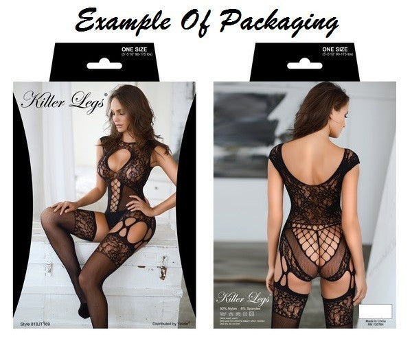 Solid Cutout Mini Bodystocking Dress