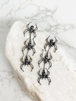 PREORDER: Spider Link Dangle Earrings