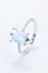925 Sterling Silver Square Moonstone Ring