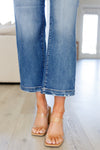Judy Blue Betty High Rise Vintage Wash Wide Leg Crop Jeans