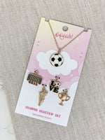 PREORDER: Sports Charm Necklace Cluster Sets in Assorted Styles
