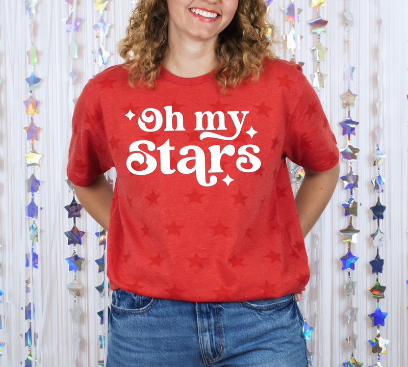 PREORDER: (Adult) Matching Oh My Stars Graphic Tee