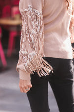 PREORDER: Counting Down Sequin Fringe Sweater