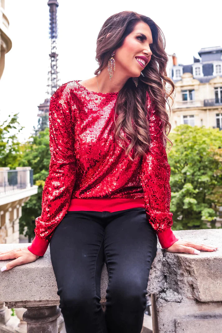 PREORDER: In The Spotlight Sequin Top in Three Colors
