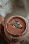 Jillian Princess Cut Tourmaline Sterling Silver Ring