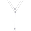 Gia Multi-Layer Necklace in Sterling Silver