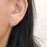 Pear 5A Cubic Zircon Stud Earrings