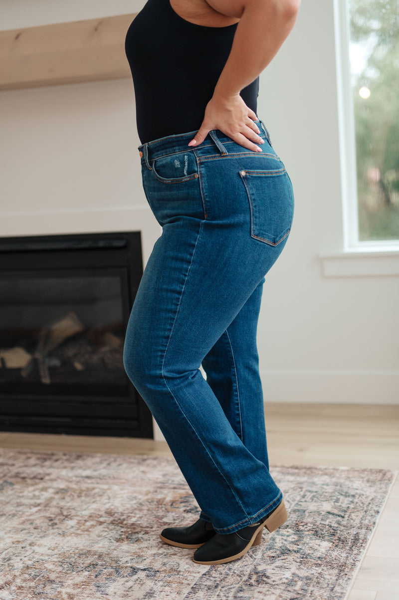 Judy Blue Pippa High Rise Button Fly Dad Jeans
