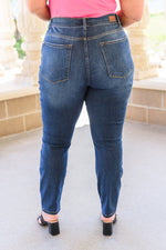 Judy Blue Reba Hi-Rise Clean Relaxed Fit Jeans