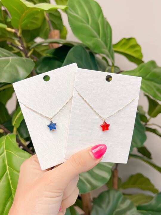 PREORDER: Star Pendant Necklaces in Two Colors