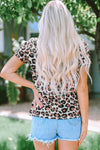 MAMA Graphic Leopard Short Sleeve T-Shirt