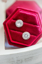 Pebbles Cubic Zirconia Stud Earrings