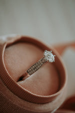 Maisie 1CT Moissanite Ring on Sterling Silver