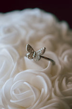 Beau Butterfly Sterling Silver Ring