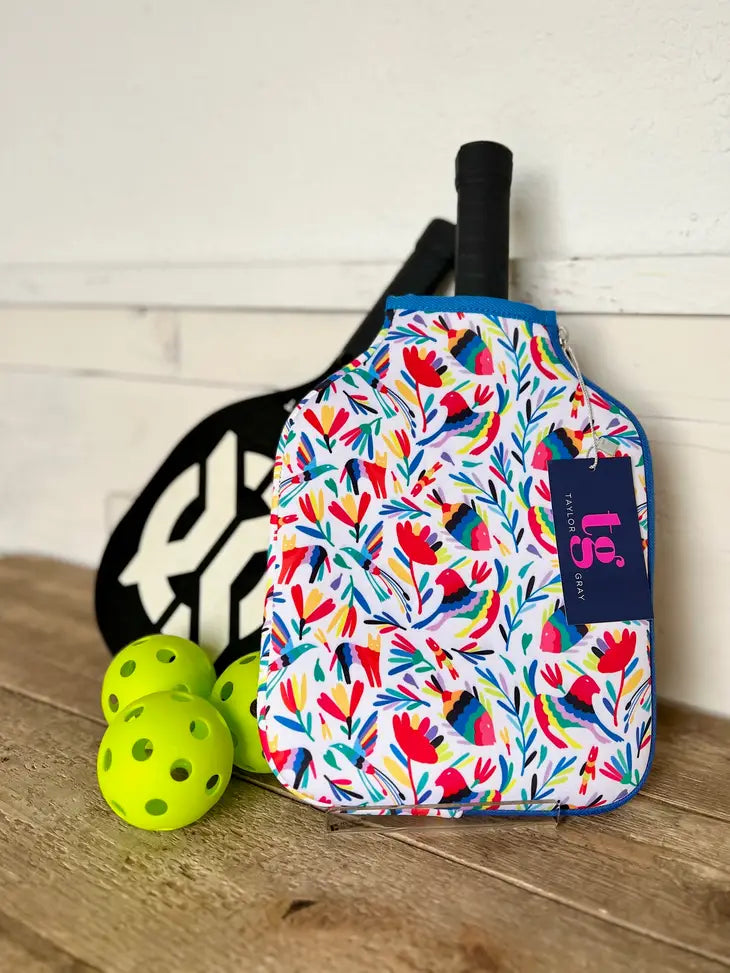 PREORDER: Pickleball Paddle Cover in Otomi