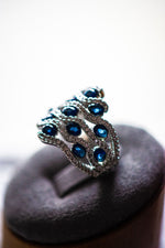 Lilith Blue Sapphire Sterling Silver Ring
