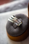 Emery Sterling Silver Ring Band